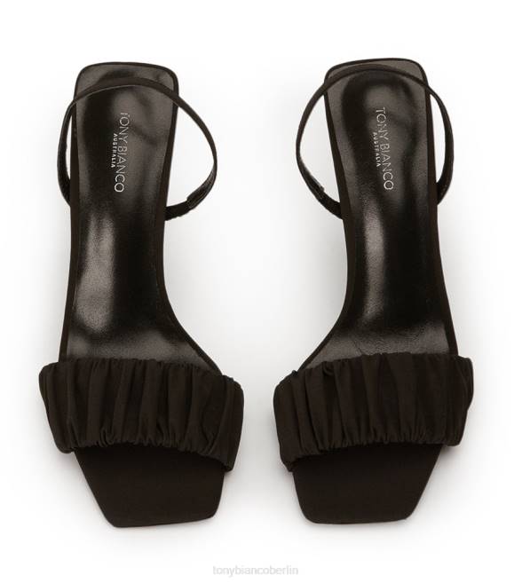 Stöckelschuhe| de Tony Bianco Frauen Nixon-Heels schwarzer Krepp 4624154